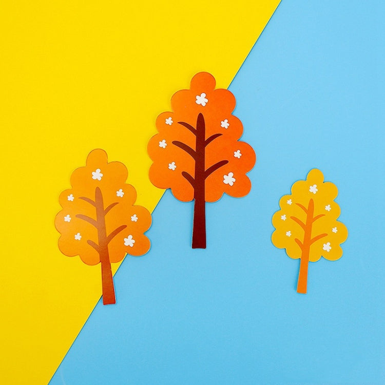 30 Bags Forest Tree Cake Insert Card Flag Insert Baking Decoration Birthday Cake Card Insert Cake Decoration