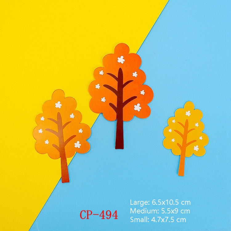 30 Bags Forest Tree Cake Insert Card Flag Insert Baking Decoration Birthday Cake Card Insert Cake Decoration