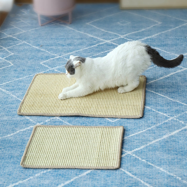 Cat Scratch Pad Pet Supplies Carpet Sleeping Mat Cat Placemat, Random Color Delivery, Specification: Overlock 30x40cm