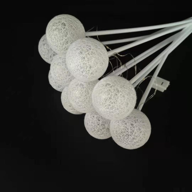 2 PCS Bouquet Cotton Ball Lights Starry Sky Ball Lights Flowers Decoration Packaging Materials