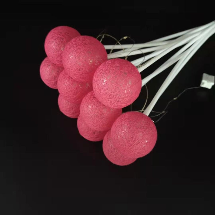 2 PCS Bouquet Cotton Ball Lights Starry Sky Ball Lights Flowers Decoration Packaging Materials