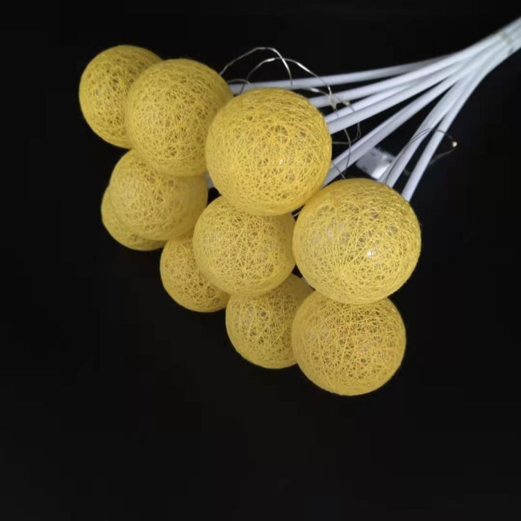 2 PCS Bouquet Cotton Ball Lights Starry Sky Ball Lights Flowers Decoration Packaging Materials