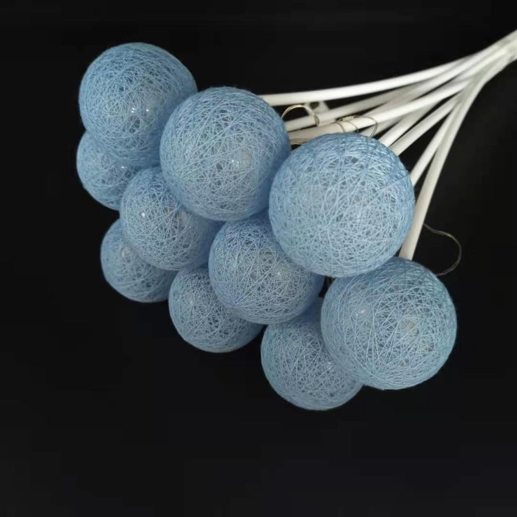 2 PCS Bouquet Cotton Ball Lights Starry Sky Ball Lights Flowers Decoration Packaging Materials