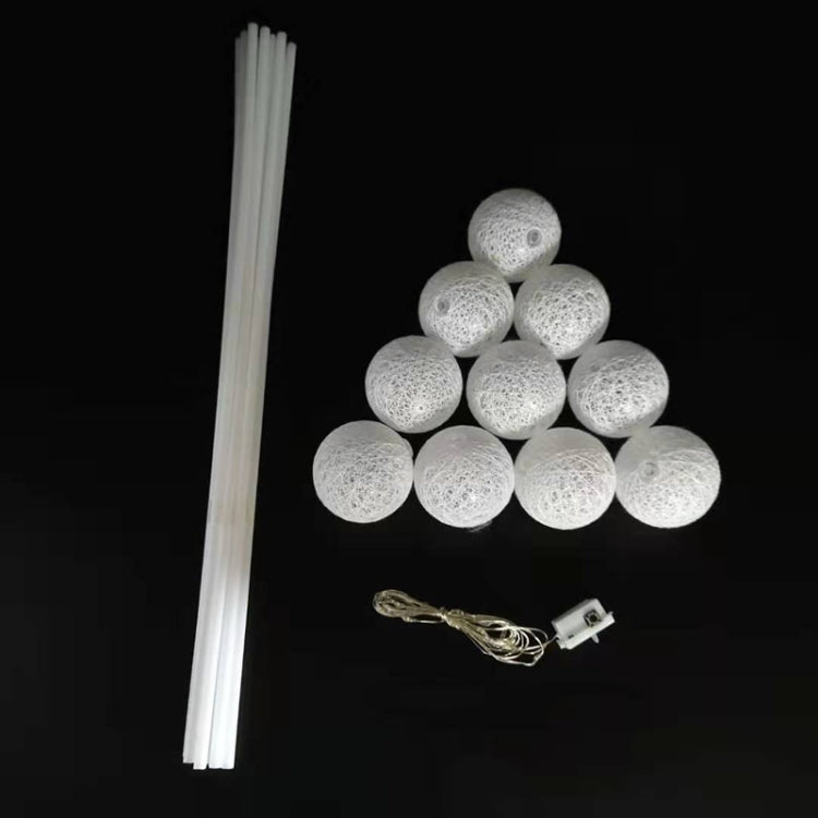 2 PCS Bouquet Cotton Ball Lights Starry Sky Ball Lights Flowers Decoration Packaging Materials