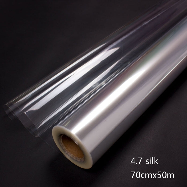 4.7 Silk 70cmx50m Bouquet Wrapping Paper Waterproof Material Transparent Flower Gift Wrapping Paper