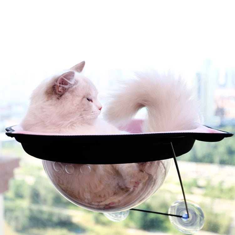 W212 Space Capsule Suction-Cup Cat Litter Window Sill Sunbathing Pet Hammock