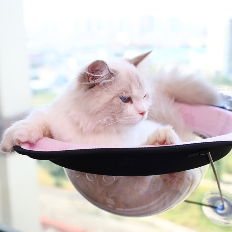 W212 Space Capsule Suction-Cup Cat Litter Window Sill Sunbathing Pet Hammock