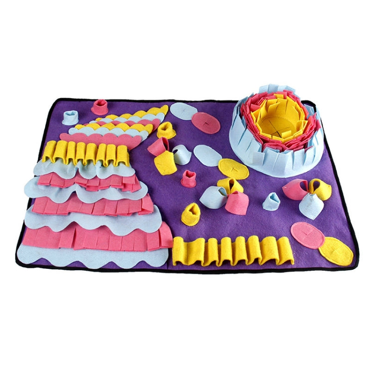 Pet Sniffing Mat  Ease Emotion  Release Energy  Slow Food Training Blanket  Puzzle Game Toy Blanket