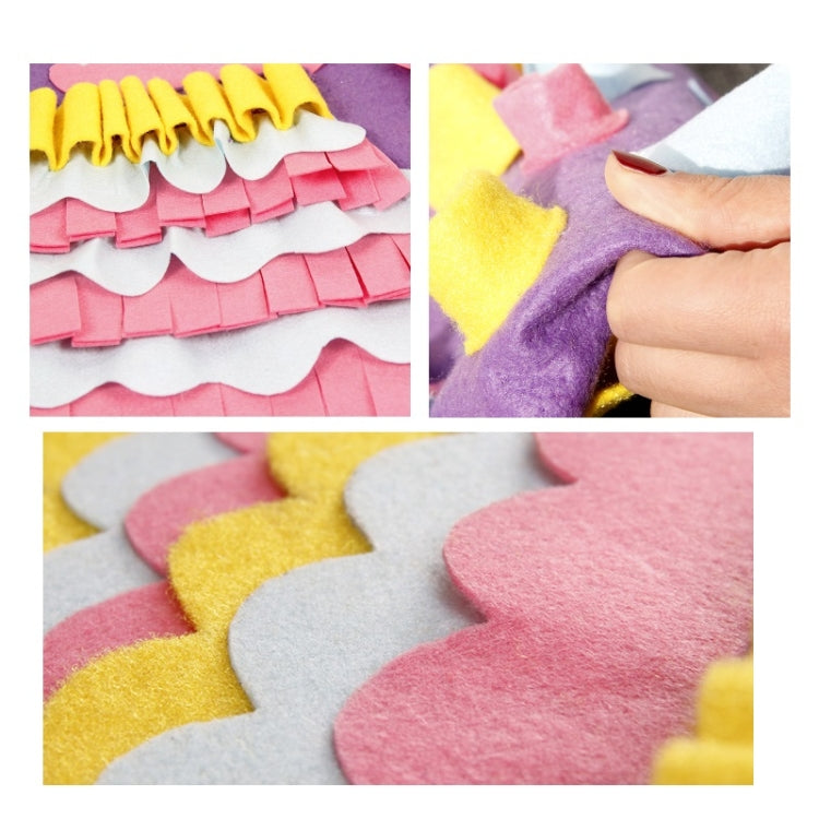 Pet Sniffing Mat  Ease Emotion  Release Energy  Slow Food Training Blanket  Puzzle Game Toy Blanket