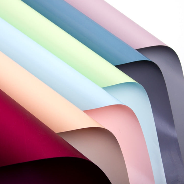 2 Bags Two-Color Waterproof Flower Wrapping Paper, Colour: Lotus Root Powder+Gouache