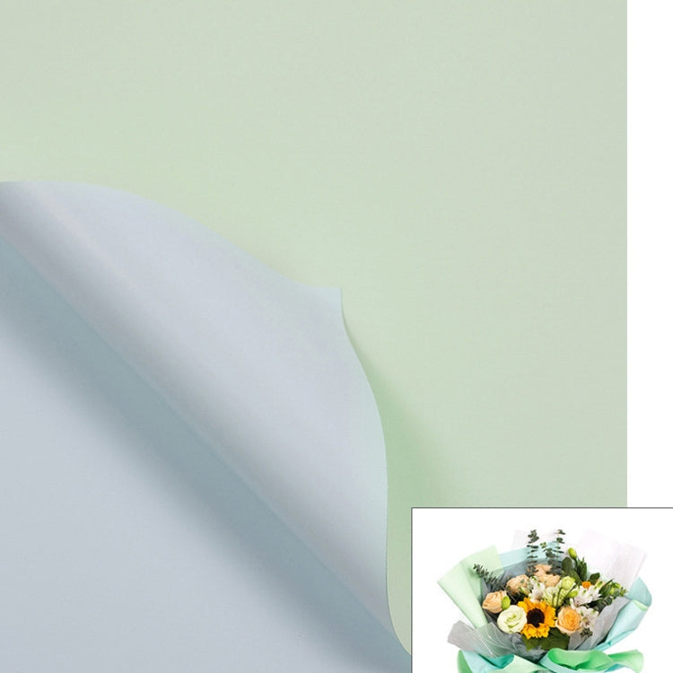 2 Bags Two-Color Waterproof Flower Wrapping Paper, Colour: Lotus Root Powder+Gouache