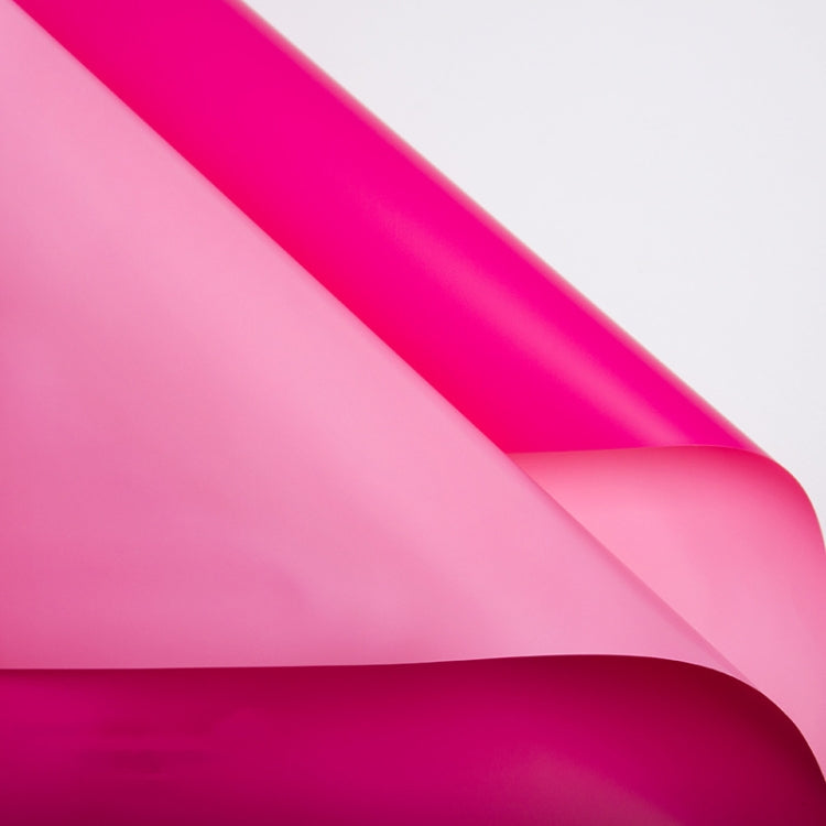 2 Bags Two-Color Waterproof Flower Wrapping Paper, Colour: Magenta+Pink