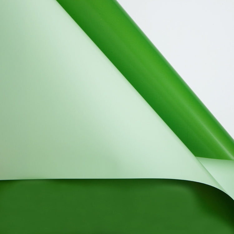 2 Bags Two-Color Waterproof Flower Wrapping Paper, Colour: Dark Green+Bean Green