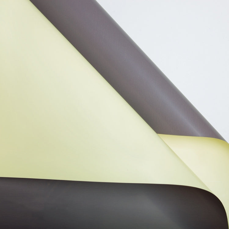 2 Bags Two-Color Waterproof Flower Wrapping Paper, Colour: Gray+Bean Yellow