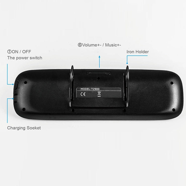 TZ900 Sun Visor Car Bluetooth System Car Phone Hands-Free Call Speaker