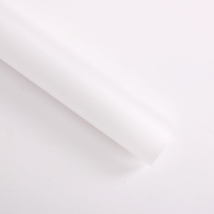 2 Bags Flower Wrapping Paper Matte Paper Gift Paper Translucent Wrapping Paper Material, Colour: Matte White