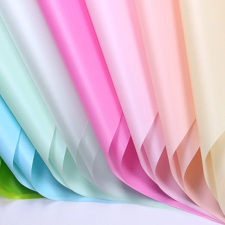 2 Bags Flower Wrapping Paper Matte Paper Gift Paper Translucent Wrapping Paper Material, Colour: Army Green
