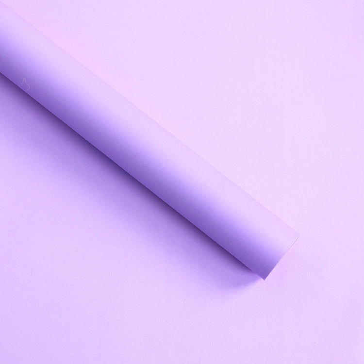 2 Bags Flower Wrapping Paper Matte Paper Gift Paper Translucent Wrapping Paper Material, Colour: Light Purple