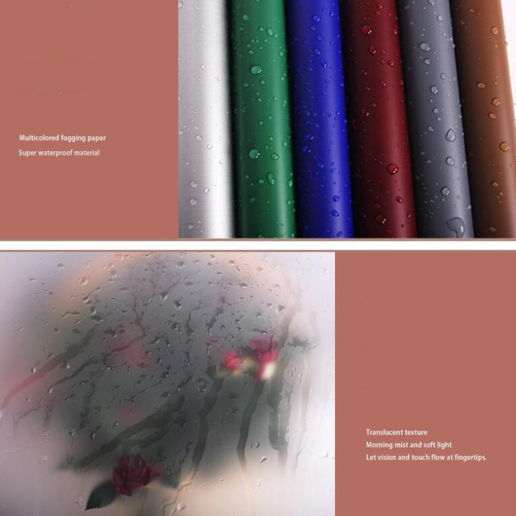 2 Bags Flower Wrapping Paper Matte Paper Gift Paper Translucent Wrapping Paper Material, Colour: Medium Powder