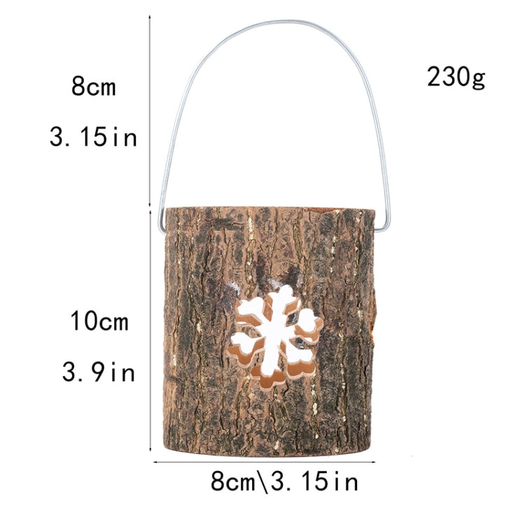 2 PCS 120211 Valentine Day Atmosphere Lamp Candle Holder Cafe Decoration Home Party Decoration Tea Wax Wooden Candle Cup