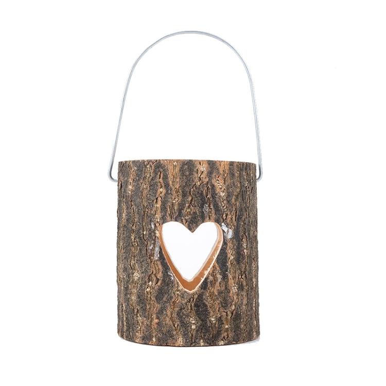 2 PCS 120211 Valentine Day Atmosphere Lamp Candle Holder Cafe Decoration Home Party Decoration Tea Wax Wooden Candle Cup