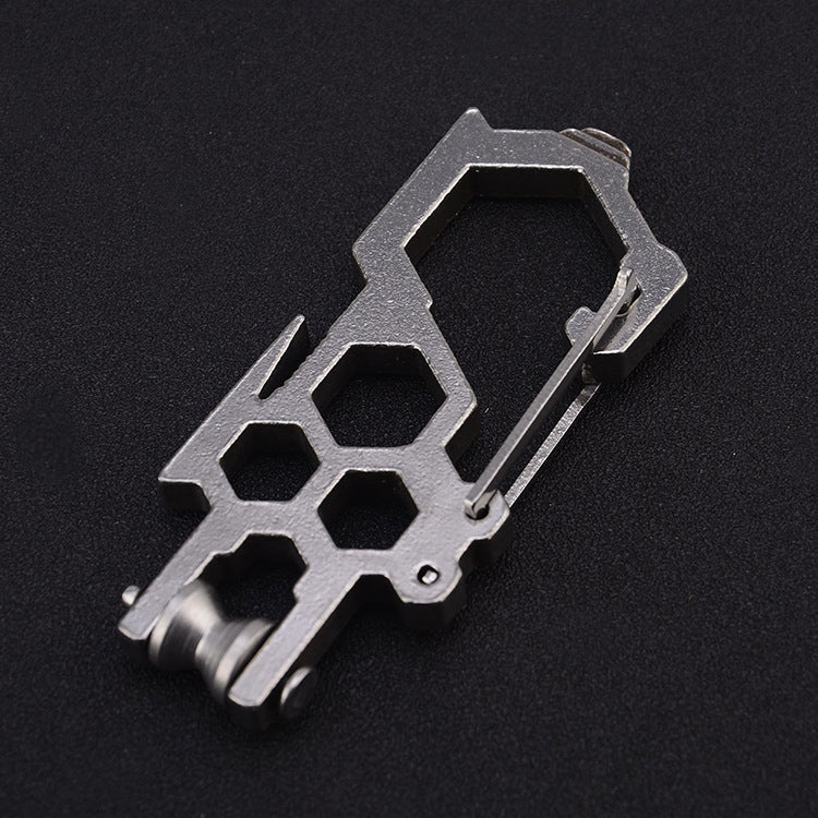 2 PCS Professional Load-Bearing Multifunctional Carabiner Outdoor Survive Gadget