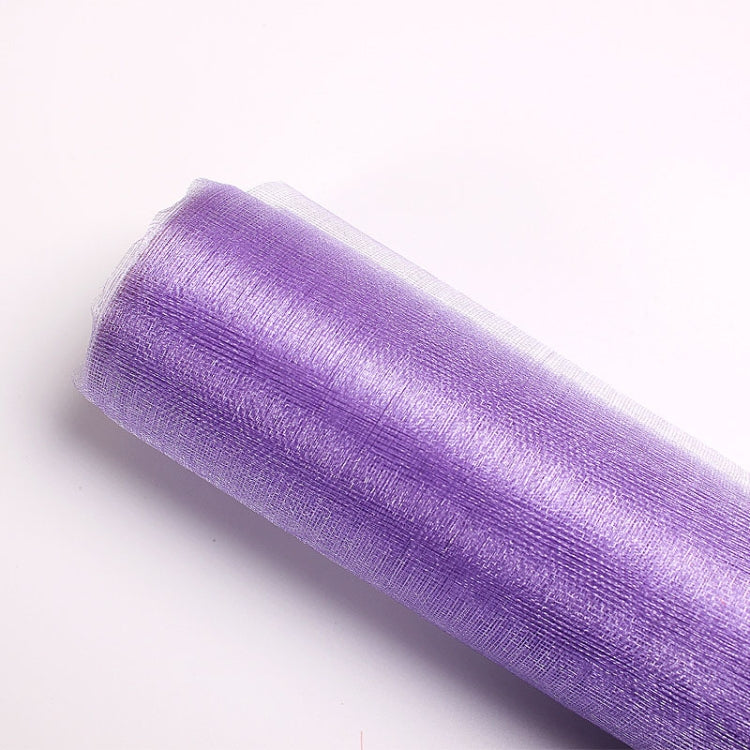 4 PCS Snow Yarn Flowers Packaging Wedding Decoration Simple Gauze Flowers Packaging Materials 48cmx4.5m