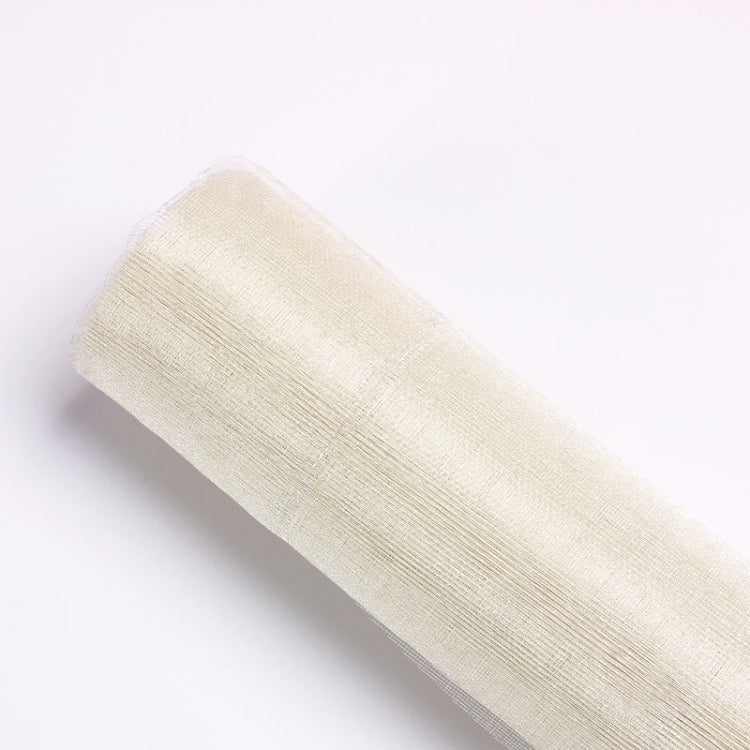 4 PCS Snow Yarn Flowers Packaging Wedding Decoration Simple Gauze Flowers Packaging Materials 48cmx4.5m