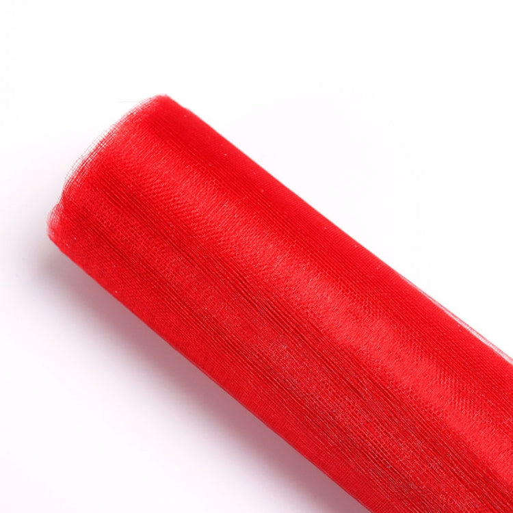 4 PCS Snow Yarn Flowers Packaging Wedding Decoration Simple Gauze Flowers Packaging Materials 48cmx4.5m