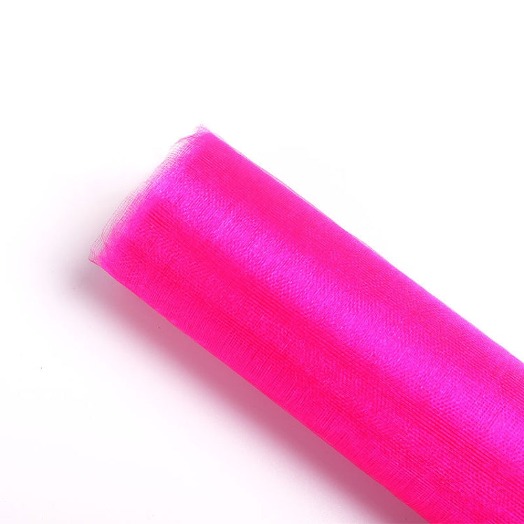 4 PCS Snow Yarn Flowers Packaging Wedding Decoration Simple Gauze Flowers Packaging Materials 48cmx4.5m