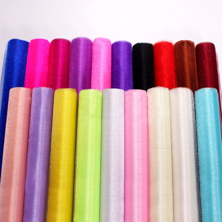 4 PCS Snow Yarn Flowers Packaging Wedding Decoration Simple Gauze Flowers Packaging Materials 48cmx4.5m