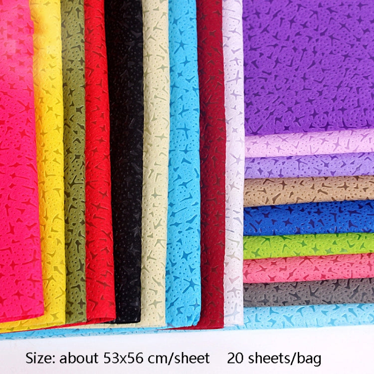 Flower Wrapping Paper Magic Yarn Paper Chicken Feet Pattern Non-Woven Gift Wrapping Paper
