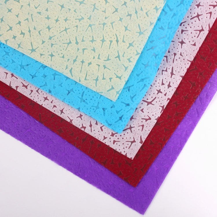 Flower Wrapping Paper Magic Yarn Paper Chicken Feet Pattern Non-Woven Gift Wrapping Paper