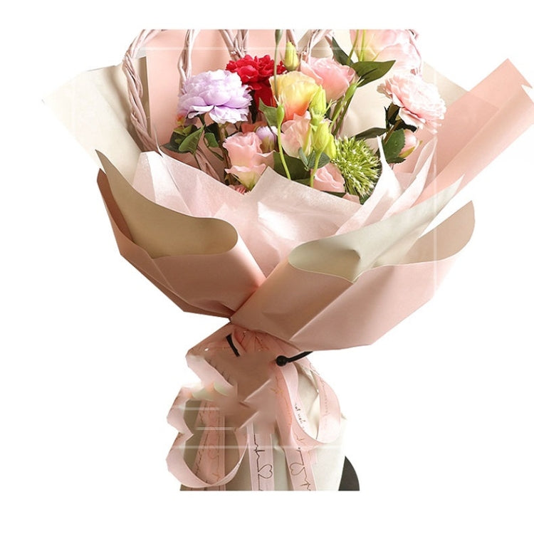 3 PCS Love Dragon Willow Dry Branch Bouquet Heart-shaped Rattan Decoration Flowers Packaging Supplies