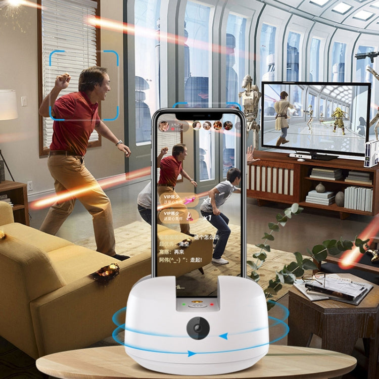 360-Degree Smart Follow Camera PTZ AI Face Recognition Object Tracking Anti-Shake Stabilizer