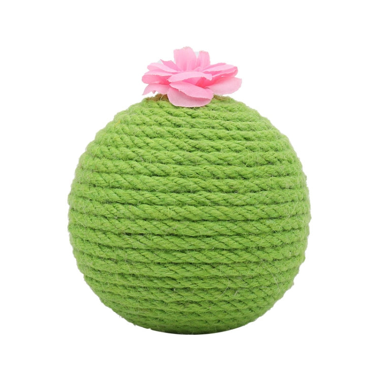 Sisal Cat Catching Ball Tumbler With Catnip Toy(Green)