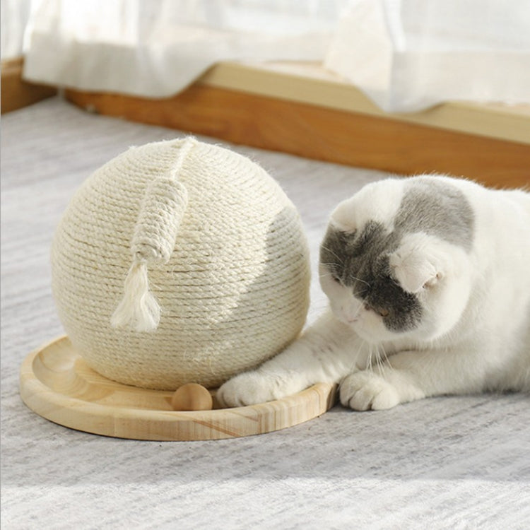 Cat Claw Grinder Sisal Rope Puzzle Ball Catnip Toy