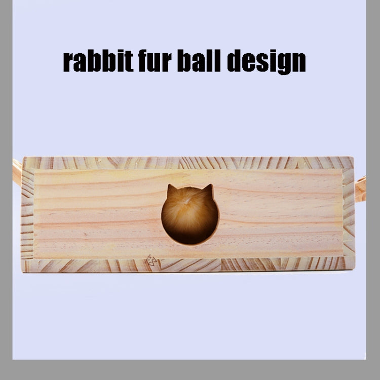 Hamster And Cat Toys Solid Wood Cat Supplies, Colour: Cloud Doll