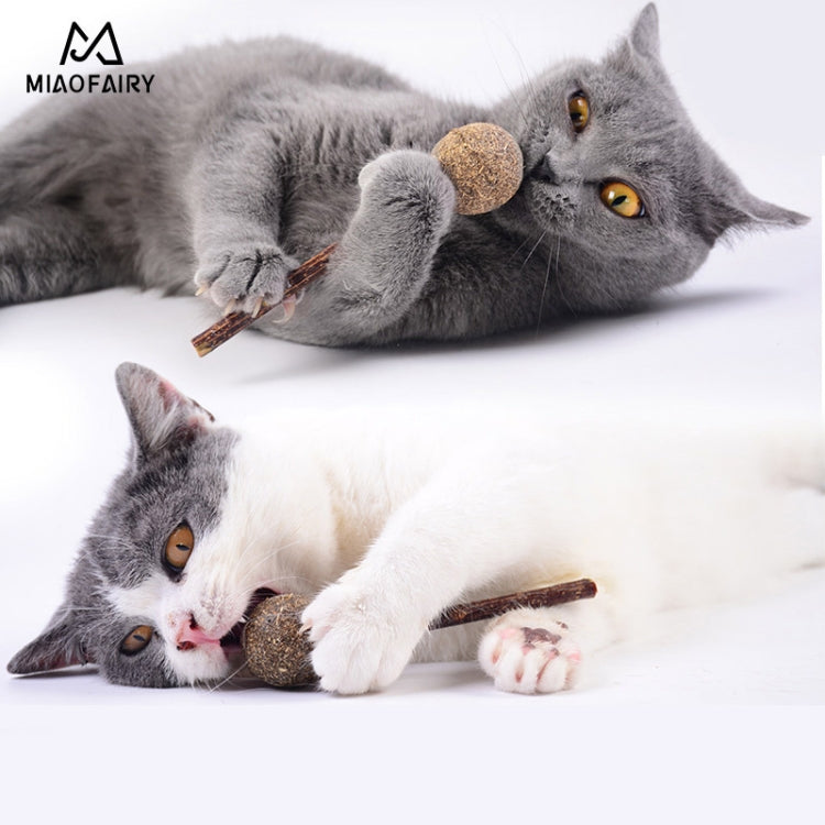 2 PCS Baseball Pet Toys Cat Snacks Claw Training Toys(Lollipop)