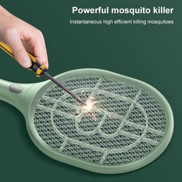 USB Charging Anti-mosquito LED Lamp Anti-mosquito Swatter, Color:Inductive-White