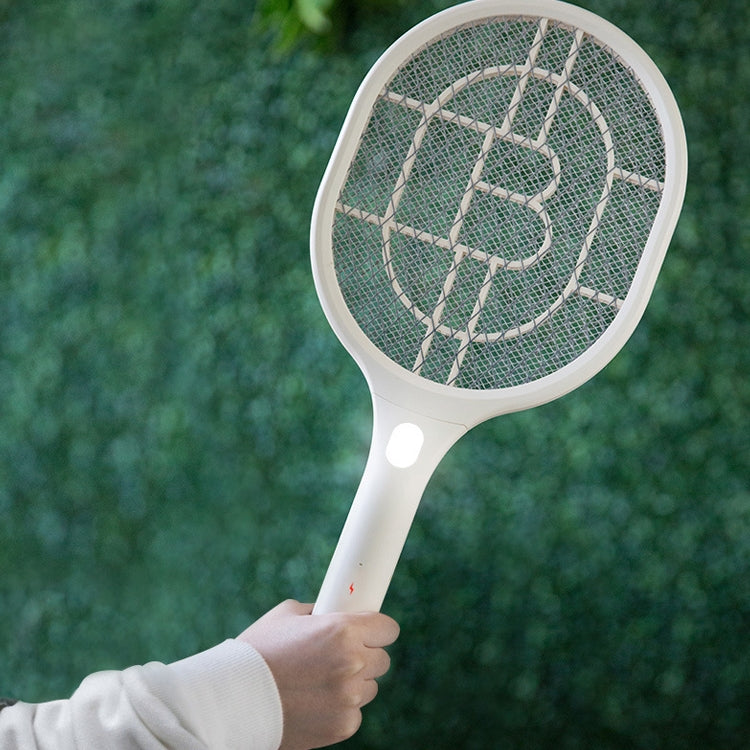 USB Charging Anti-mosquito LED Lamp Anti-mosquito Swatter, Color:Inductive-White