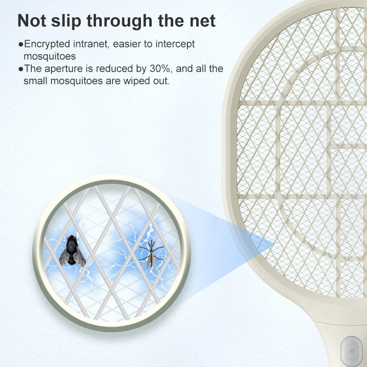 USB Charging Anti-mosquito LED Lamp Anti-mosquito Swatter, Color:Standard-Green