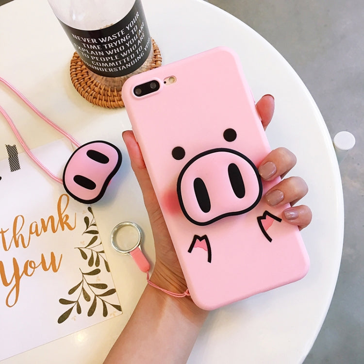 Cute Cartoon Funny Pig Nose TPU Soft Phone Case For iphone7