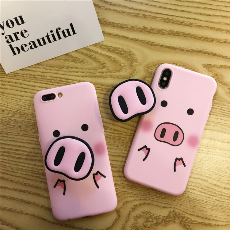 Cute Cartoon Funny Pig Nose TPU Soft Phone Case For iphone7plus