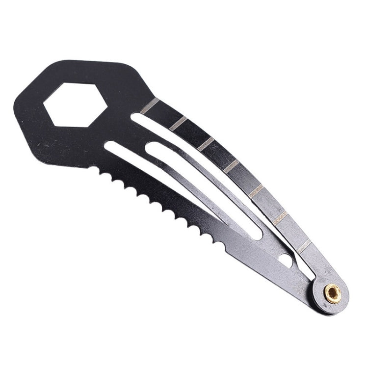 10 PCS 8 in 1 Multifunctional Hair Clip Outdoor Self-Defense First Aid Tool