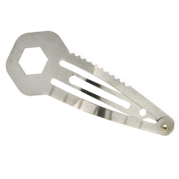 10 PCS 8 in 1 Multifunctional Hair Clip Outdoor Self-Defense First Aid Tool