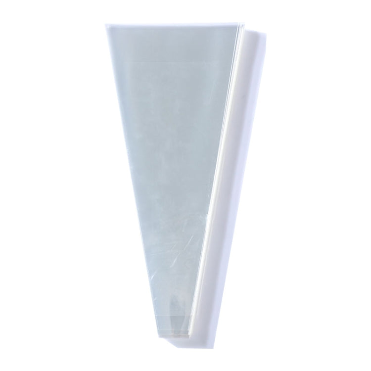 2 Bags OPP Transparent Trapezoidal Flower Packaging Bag