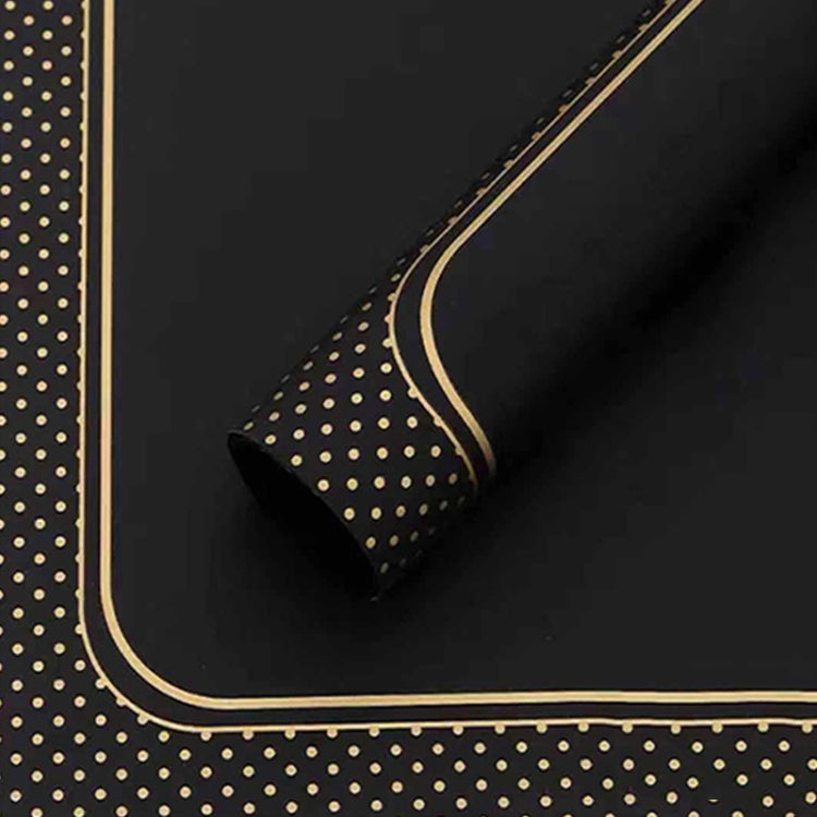2 Bags Flower Packaging Paper Wave Dot Border Translucent Waterproof Matte Paper
