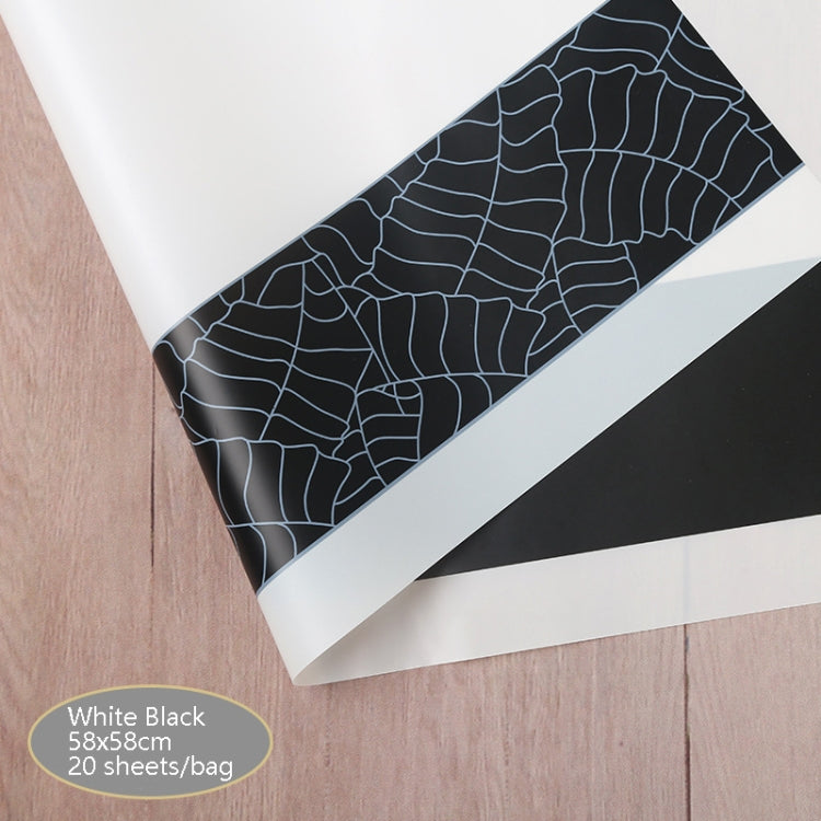 2 Bags Matte Paper Flower Wrapping Paper Waterproof Translucent Marbled Wrapping Flower Paper