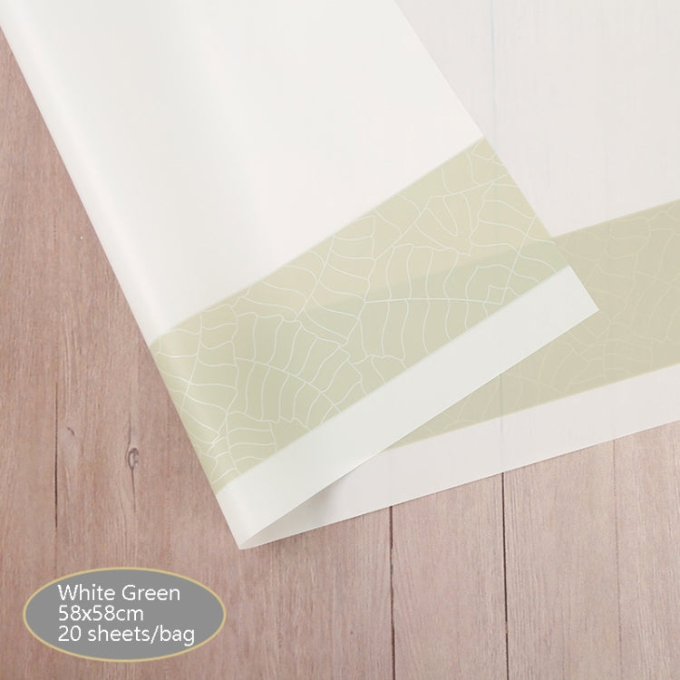 2 Bags Matte Paper Flower Wrapping Paper Waterproof Translucent Marbled Wrapping Flower Paper